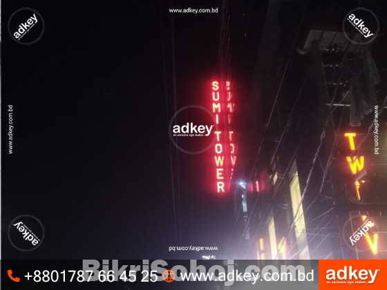 LED Sign & Acrylic Letter LED Display in Bangladesh